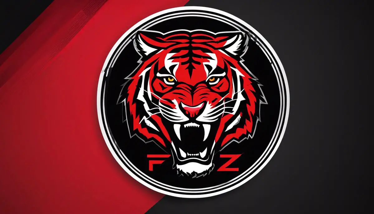 An image of the FaZe Clan logo, depicting a red and black tiger stripe pattern with the words 'FaZe Clan' written in white. The logo is surrounded by a red circle with the words 'FaZe Up' at the top and 'Always  Keep  It FaZe' at the bottom.