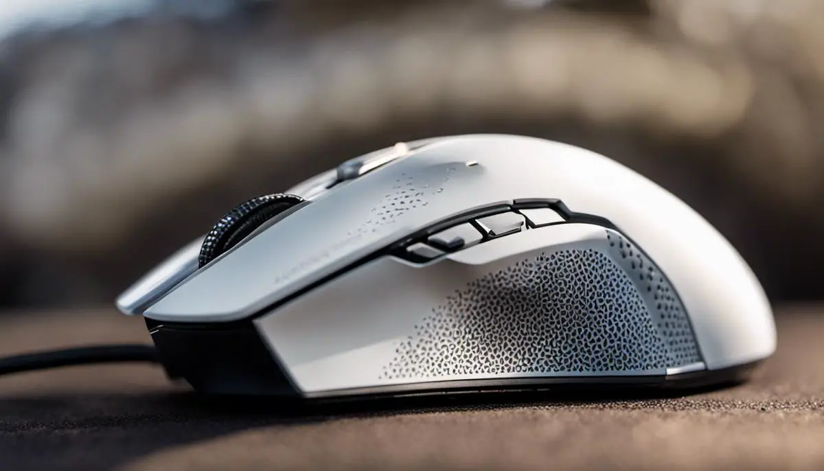 An image of the Finalmouse Air58 Ninja, a gaming mouse known for its lightweight design and high precision sensor.