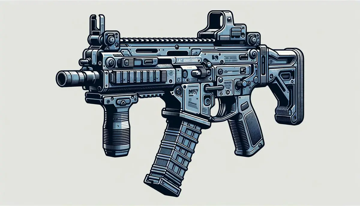 Image of MP7 gun for Warzone Season 5 Last Stand Reloaded
