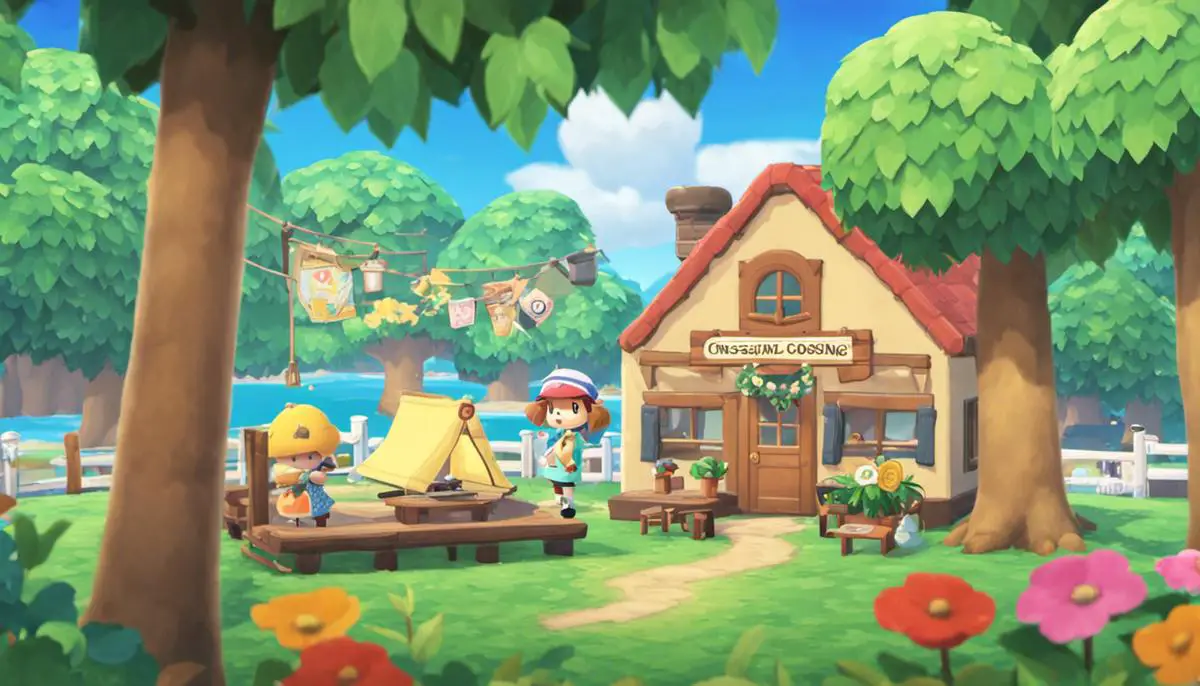 Image of a guidebook showing important tips for playing Animal Crossing: New Horizons.