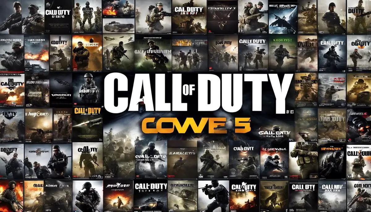 The image represents the Call of Duty series' influence on gaming culture. It shows a collage of various Call of Duty game covers and gameplay screenshots, symbolizing the impact of the franchise.