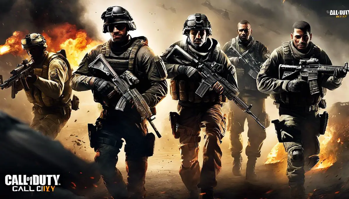 Image of characters from Call of Duty franchise, showcasing the diverse range of personalities and stories in the game.