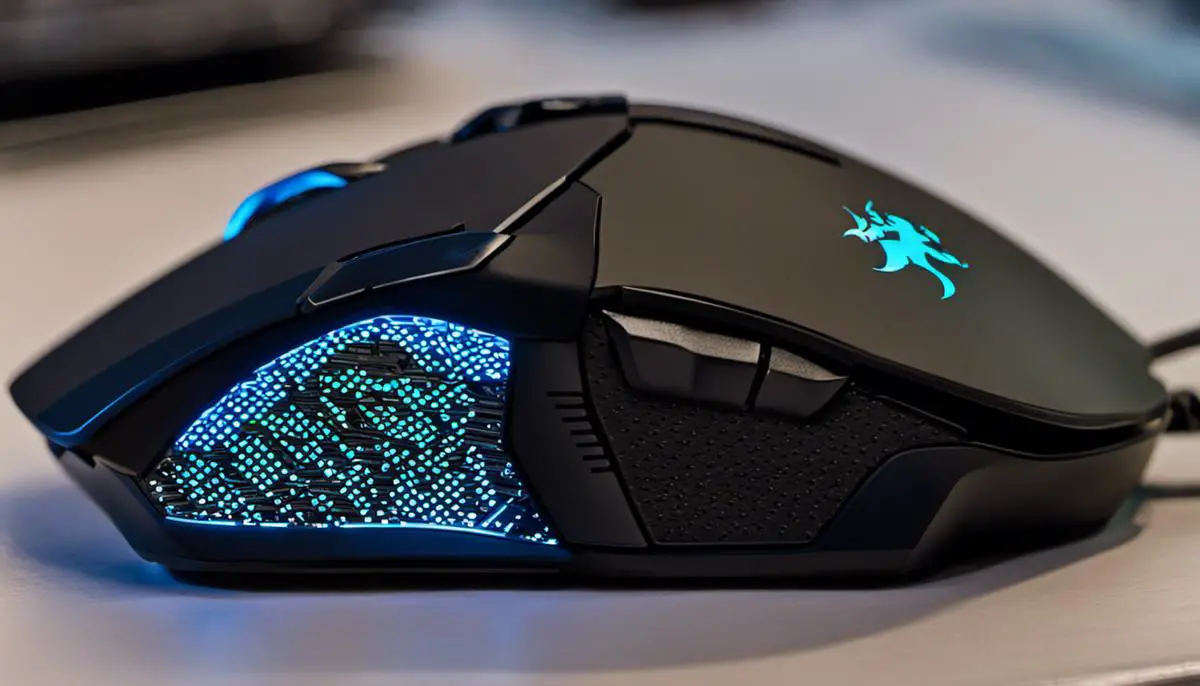 Image depicting the Corsair Ironclaw RGB gaming mouse catered for gamers with larger hands. Its ergonomic design ensures comfort and avoids finger strain during long gaming sessions.