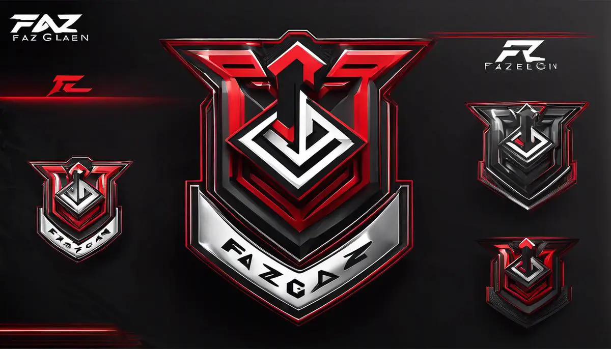 A logo of FaZe Clan showcasing their brand identity and representation.