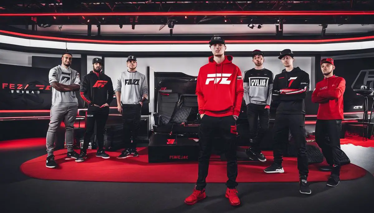 Image describing FaZe Clan's recruitment strategy, featuring a close-knit gaming community supported by mentorship programs and a focus on long-term growth