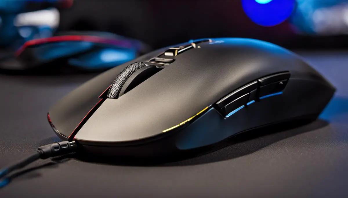 The HyperX Pulsefire FPS Pro, a gaming mouse with sleek design and advanced features.