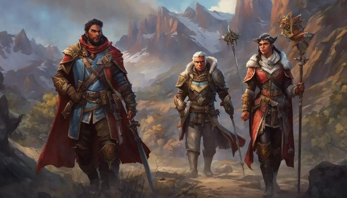 Image depicting companions in Pathfinder: Wrath of The Righteous standing together