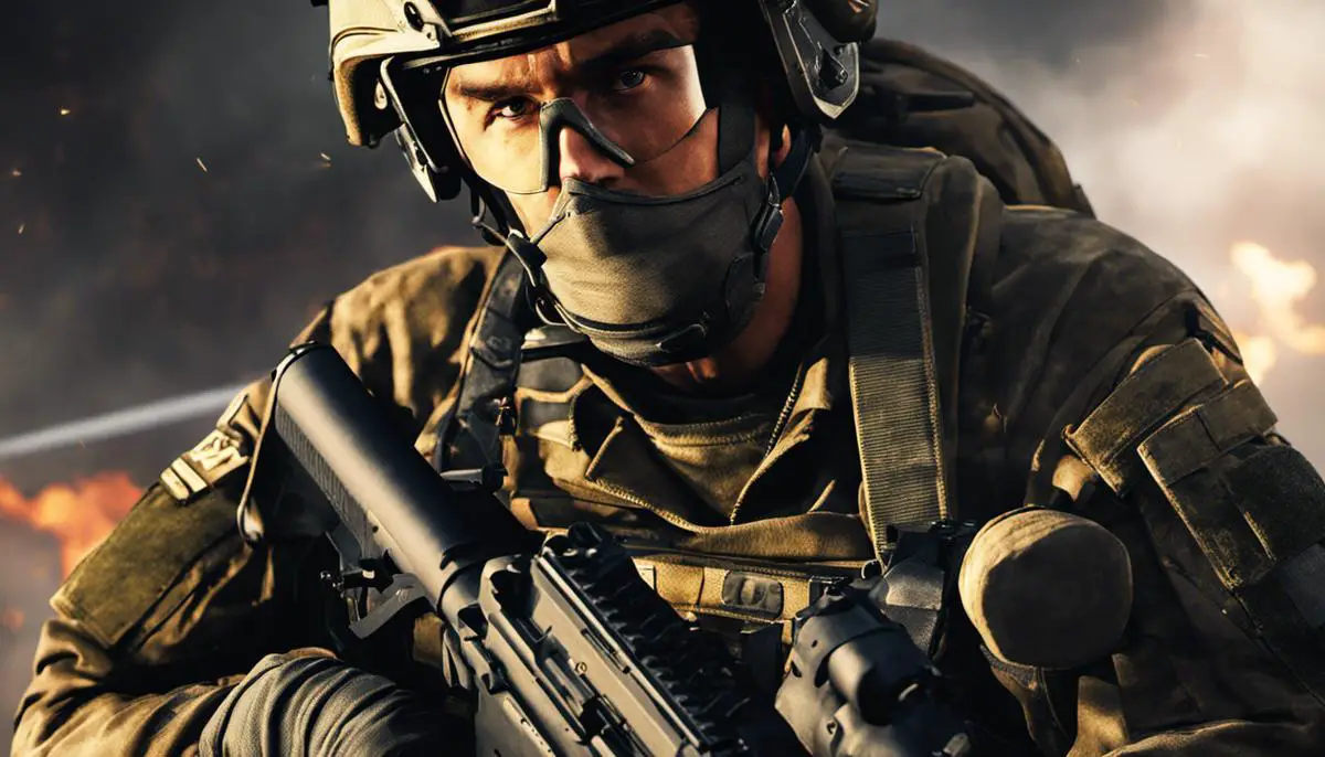 Image of a soldier in Call of Duty: Warzone equipping the E.O.D perk