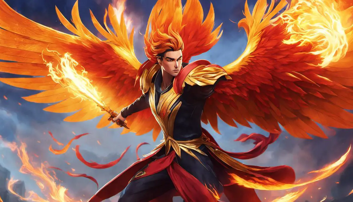 An image of Phoenix using his Ultimate ability, capturing his fiery and confident personality in the game VALORANT.